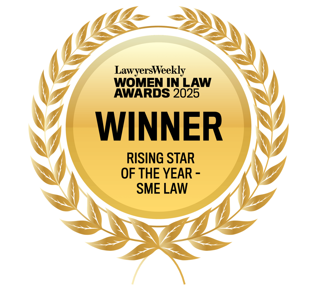 Lawyers Weekly Rising Star of the Year 2025 - Winner